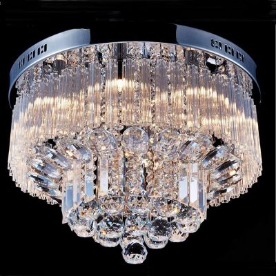 Hot Saled LED Crystal ceiling Lamp K9 crystal Chandelier for living room and dining room 6017