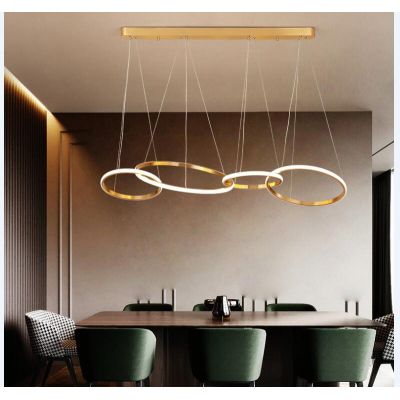 Modern Simple Pendant lamp 2-5 Ring Dining Pendant lighting for Dining room Bar counter