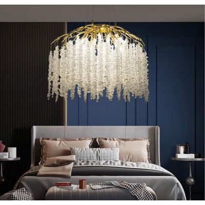 Postmodern Luxury Crystal Chandelier lighting for Villa Crystal pendant lighting K9 Crystal Chandelier