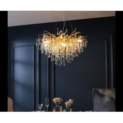 Luxury Crystal Chandelier lighting for Villa Crystal pendant lighting PostModern K9 Crystal Chandelier